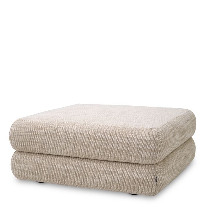 Pouf modulable en tissu sable | Eichholtz Malaga