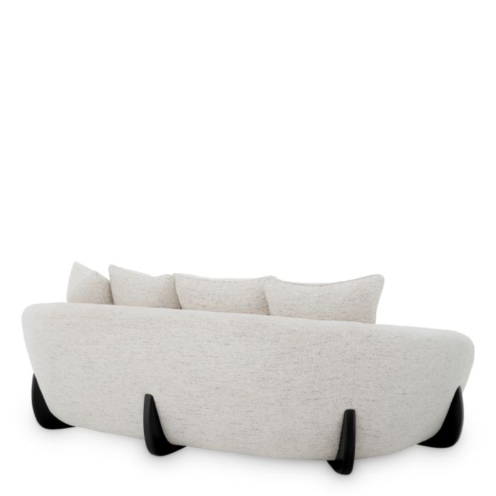 Canapé 2-3 places en tissu blanc cassé | Eichholtz Siderno