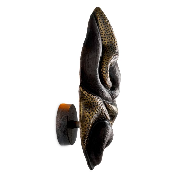 Applique murale dorée en bronze | Eichholtz Nuno