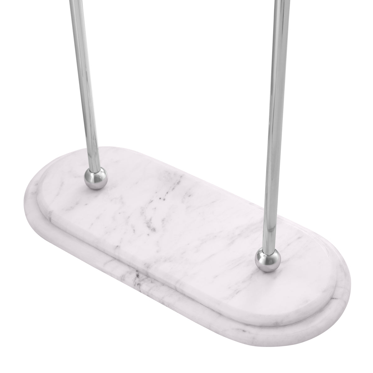 Porte-serviettes en marbre blanc poli | Eichholtz Lowell L - vue d'ambiance | REMO-HOME