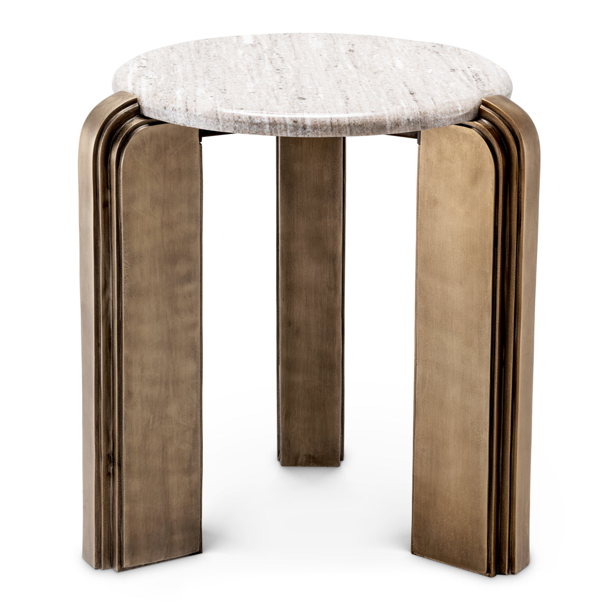 Table d'appoint en laiton antique | Eichholtz Albion - vue d'ambiance | REMO-HOME