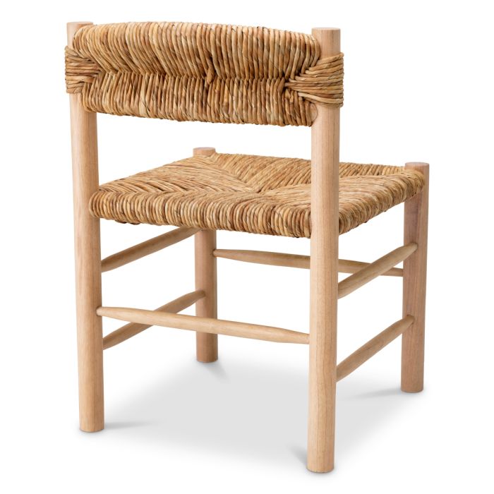 Chaise de salle à manger marron en rotin | Eichholtz Cosby