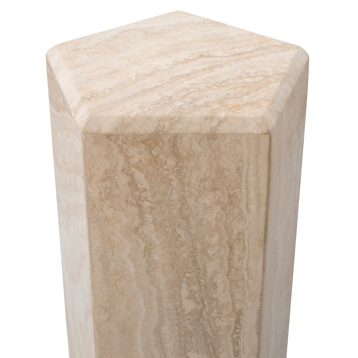 Colonne en travertin | Eichholtz Cuneo L - vue d'ambiance | REMO-HOME