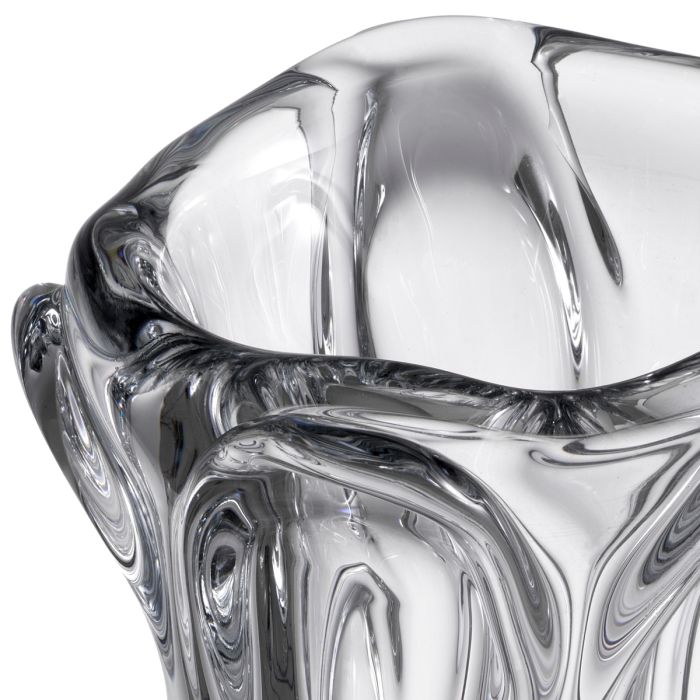 Vase en verre soufflé transparent | Eichholtz Aila L