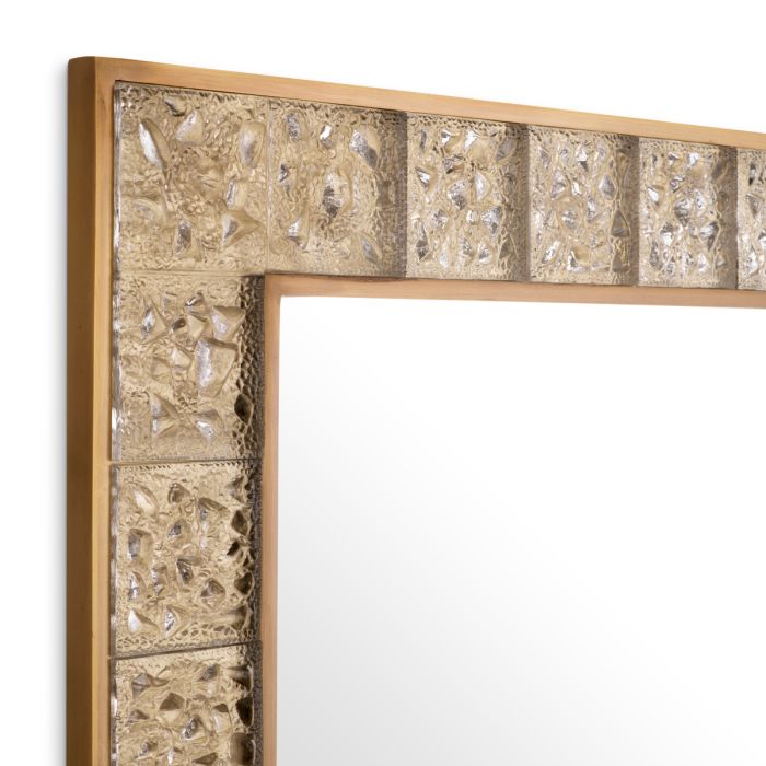 Miroir doré en verre soufflé | Eichholtz Mellot