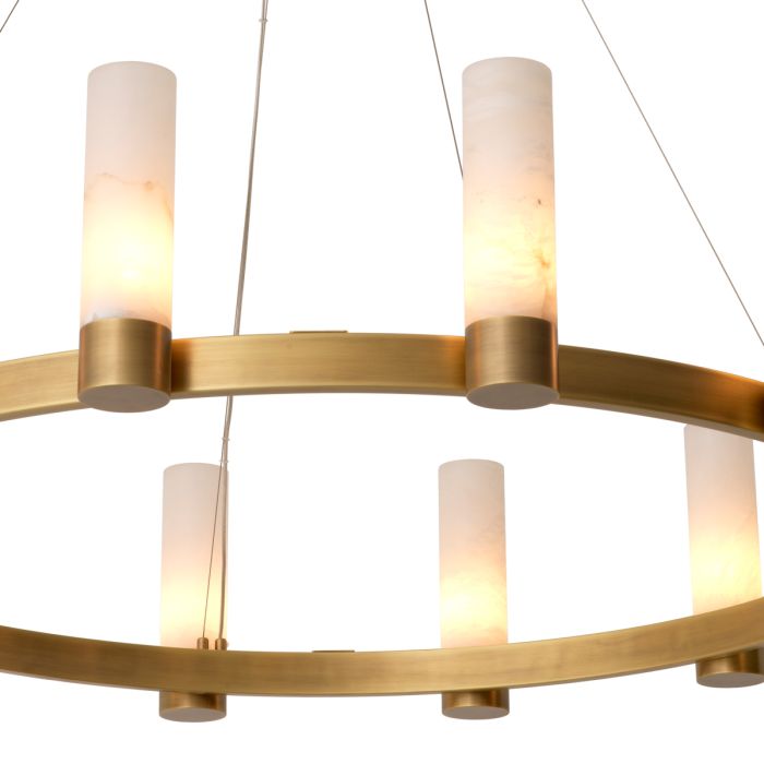 Lustre doré en albâtre | Eichholtz Castro