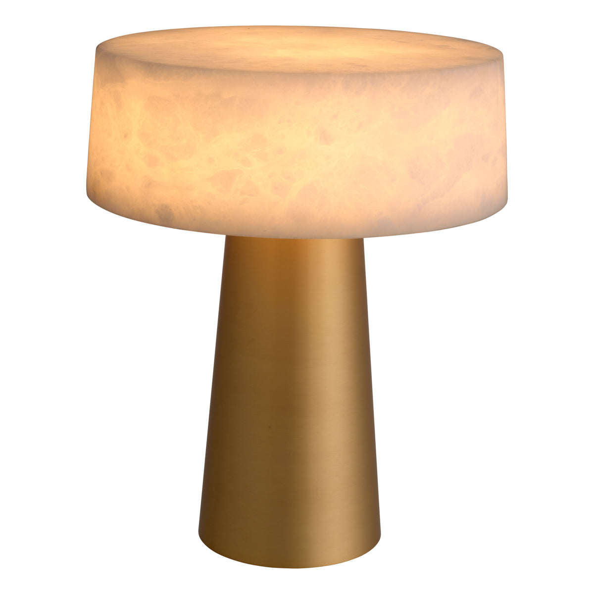 Lampe de table en laiton antique et albâtre | Eichholtz Cinco - vue d'ambiance | REMO-HOME