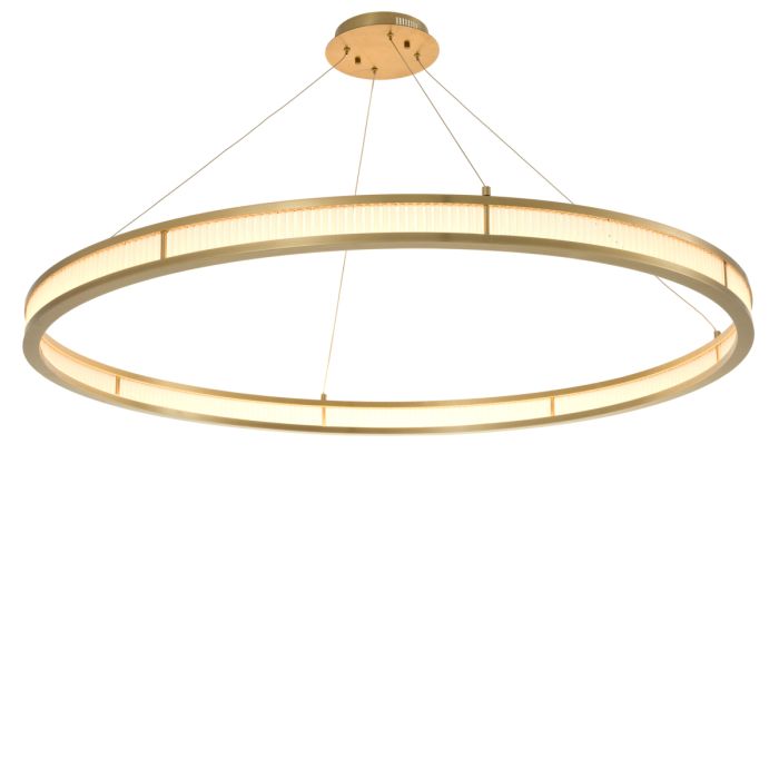 Lustre doré en verre mat | Eichholtz Damien XL