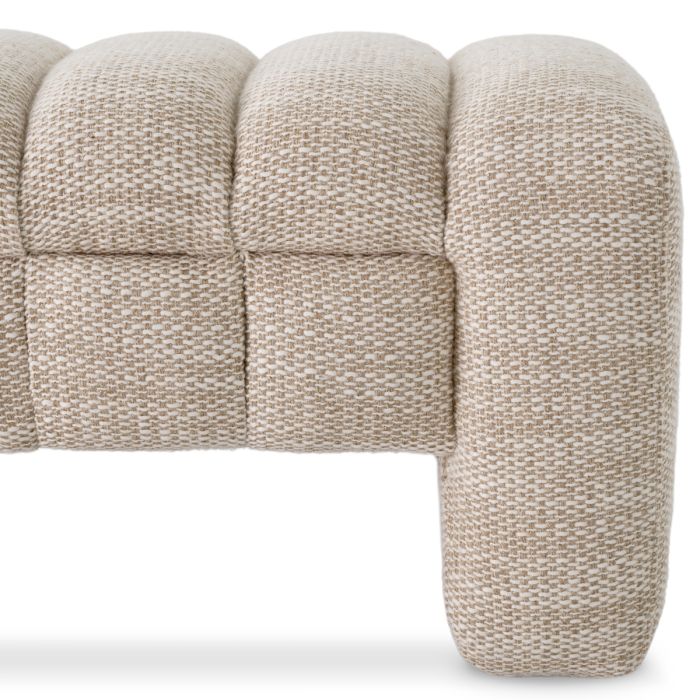Banc en tissu sable | Eichholtz Taranto