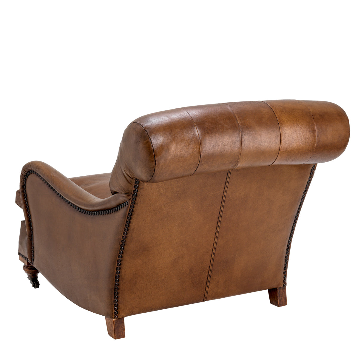Fauteuil en cuir tabac | Eichholtz Caledonian - vue d'ambiance | REMO-HOME