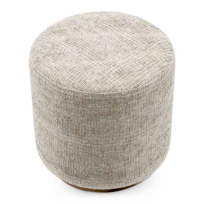 Pouf en tissu beige | Eichholtz Greer