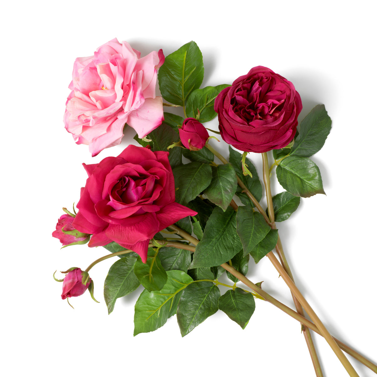 Bouquet de roses réalistes trois tons pêche 72 pcs/3 variétés | Eichholtz Bouquet of Roses real touch 72 pcs/3 varieties - vue d'ambiance | REMO-HOME