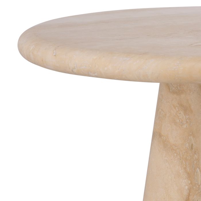 Table d'appoint en travertin | Eichholtz Adriana S