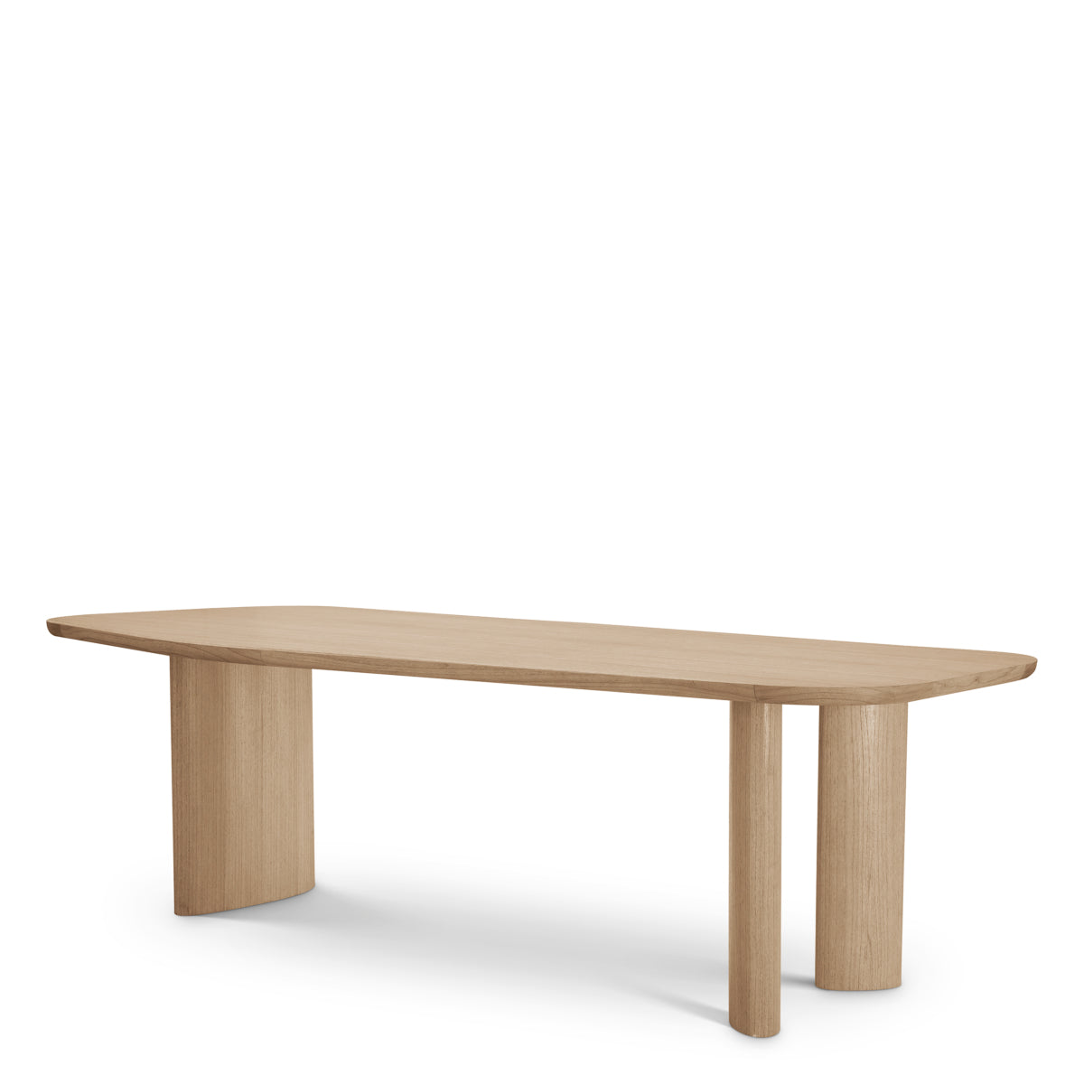 Table à manger en placage chêne naturel | Eichholtz Flemings - vue d'ambiance | REMO-HOME