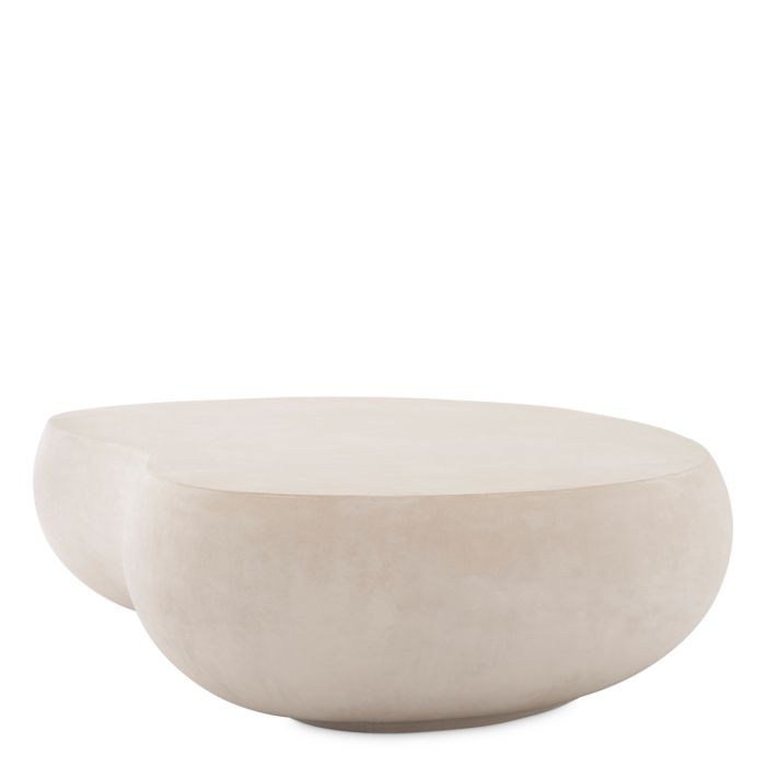 Table basse extérieur en béton crème | Eichholtz Prime