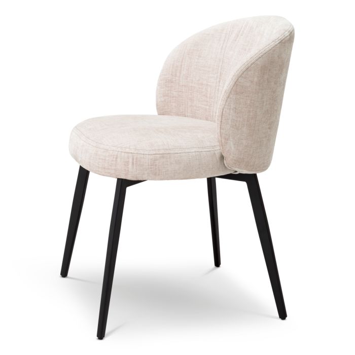 Chaise de salle à manger en tissu beige (lot de 2) | Eichholtz Lloyd