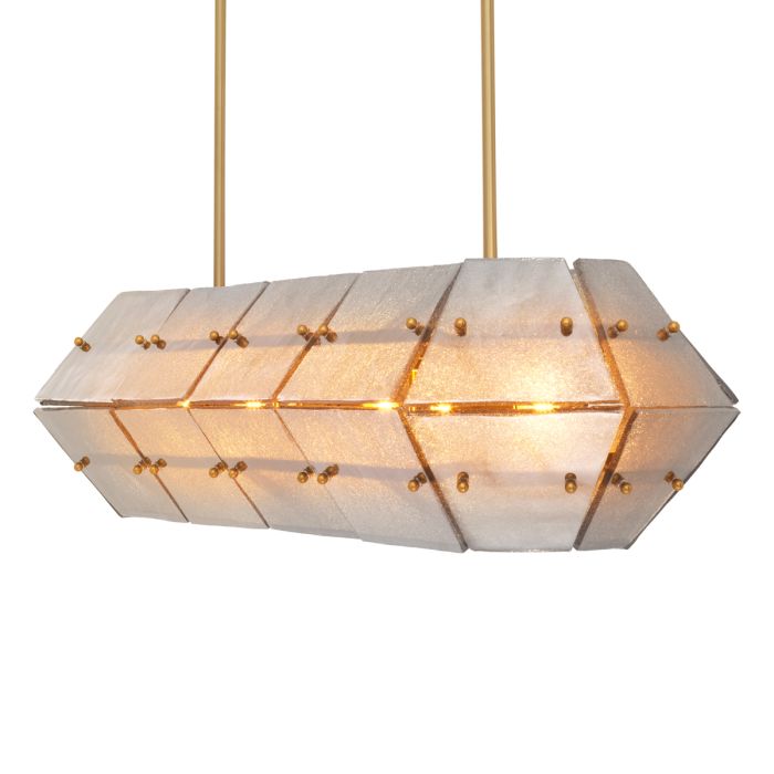 Lustre doré en verre fumé | Eichholtz Ferrucci