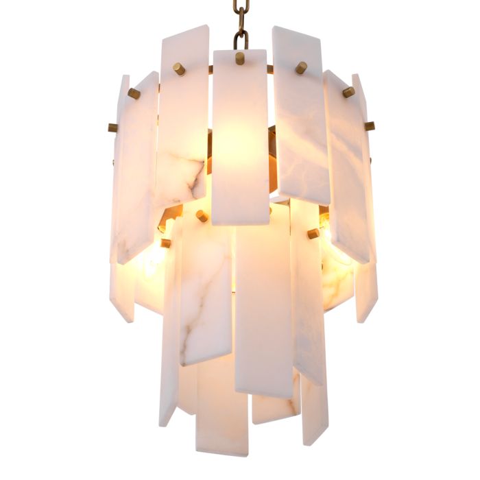 Lustre doré en albâtre | Eichholtz Acevedo