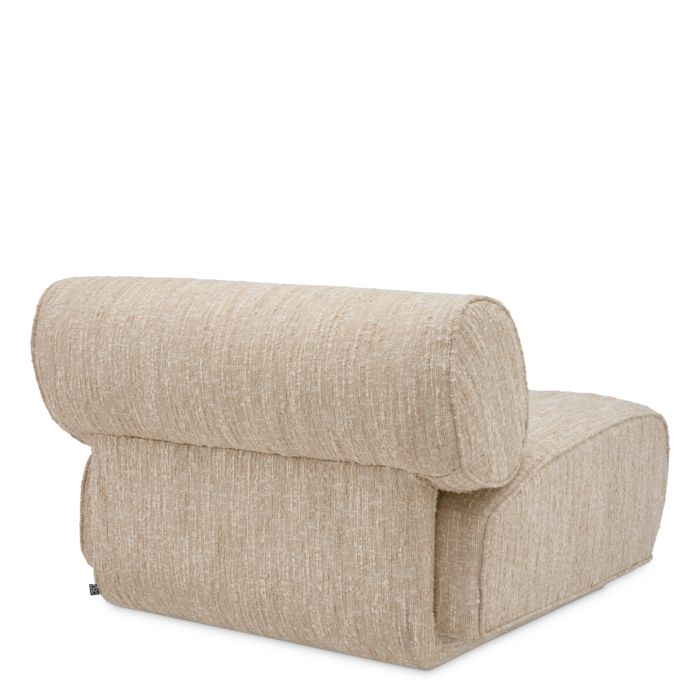 Fauteuil bouclé beige | Eichholtz Urbano