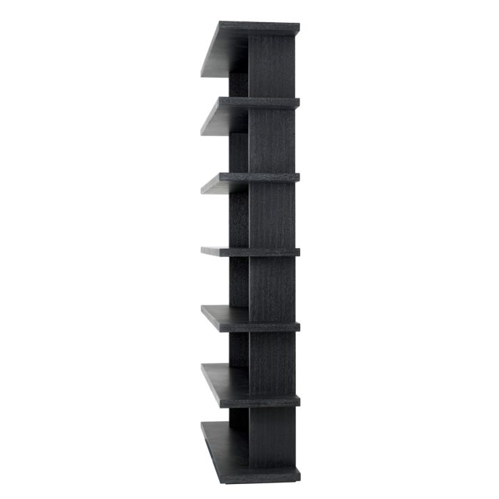 Bibliothèque en chêne gris anthracite | Eichholtz Malibu