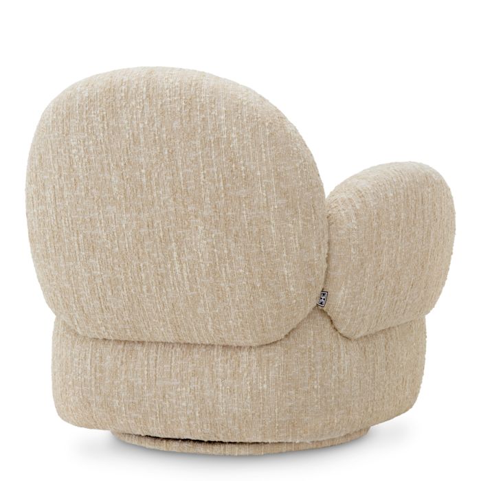Fauteuil bouclé beige | Eichholtz Madrone