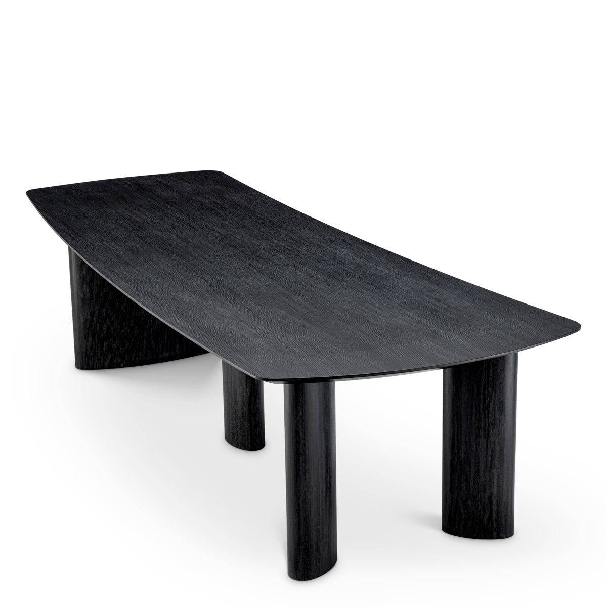 Table à manger en placage de chêne naturel | Eichholtz Bergman L - vue d'ambiance | REMO-HOME