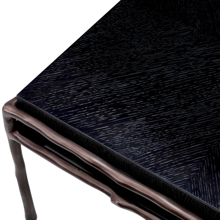 Table d'appoint en chêne anthracite | Eichholtz Premier