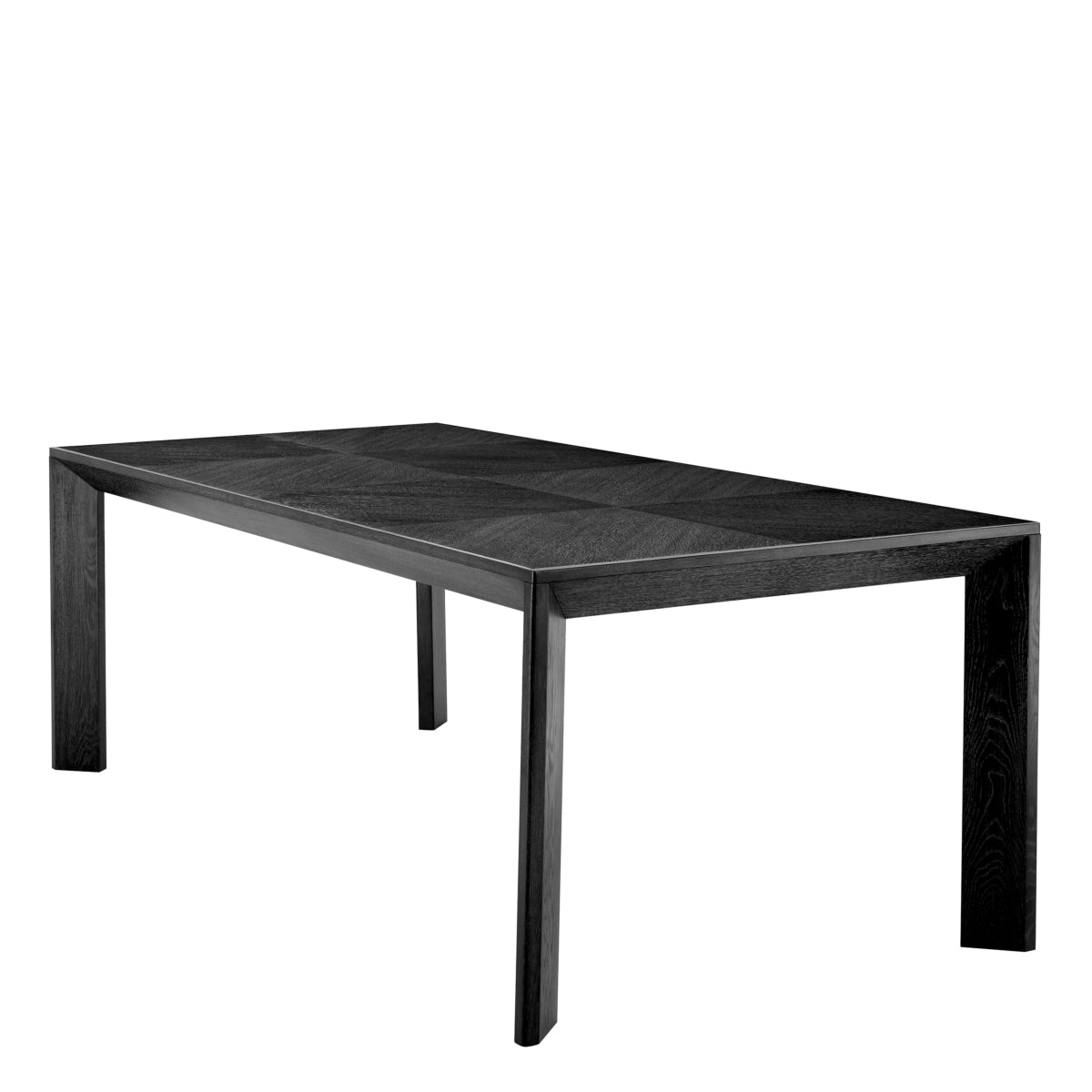 Table à manger en placage chêne gris charbon | Eichholtz Tremont - vue d'ambiance | REMO-HOME