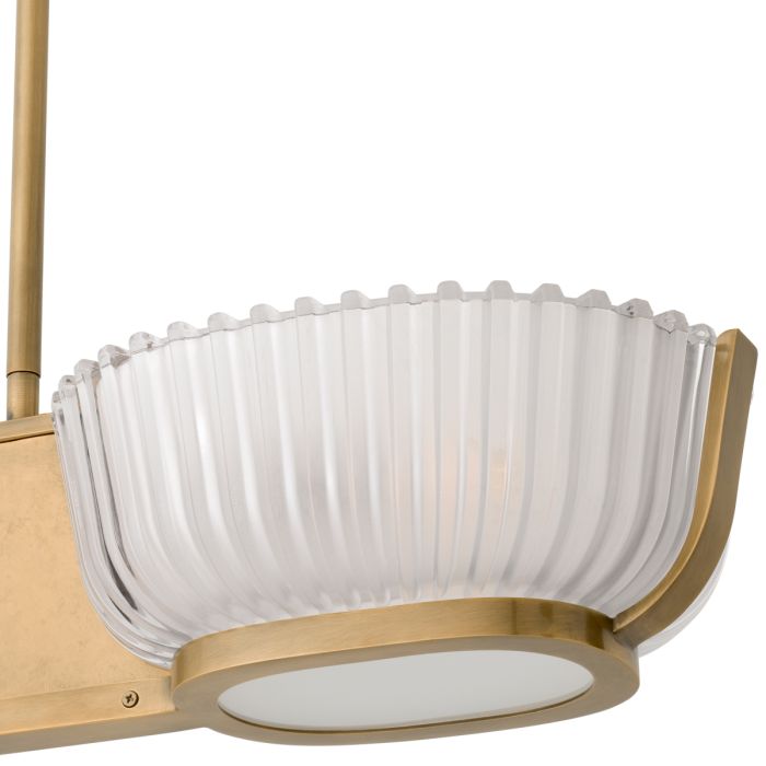 Lustre doré en verre mat | Eichholtz Artos Double