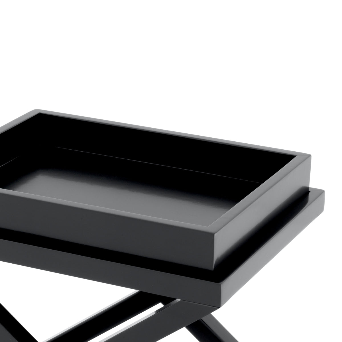Table d'appoint en noir ciré | Eichholtz McArthur - vue d'ambiance | REMO-HOME