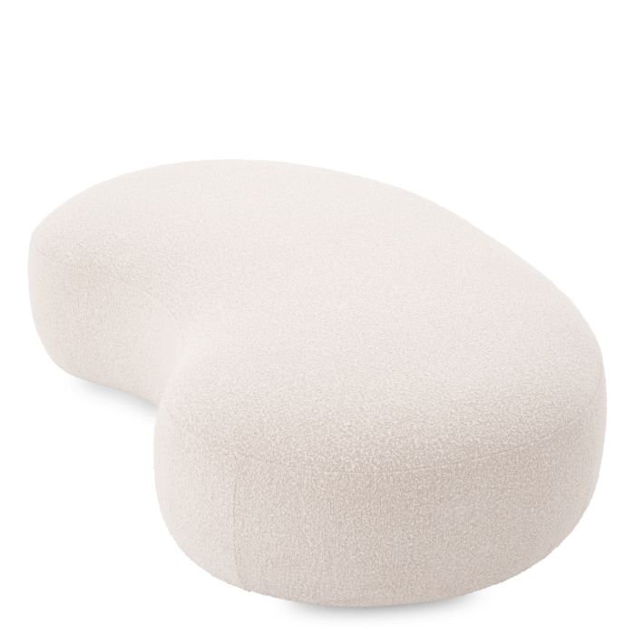 Banc bouclé crème | Eichholtz Bjorn