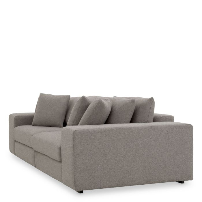 Canapé 2-3 places en tissu gris | Eichholtz Vista Grande