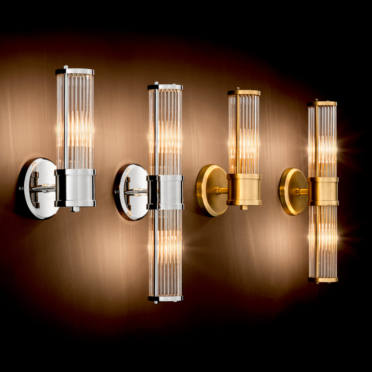 Applique murale en laiton antique | Eichholtz Claridges Single - vue d'ambiance | REMO-HOME