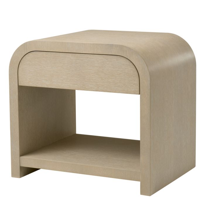Table de chevet en chêne blanchi | Eichholtz Rhodes