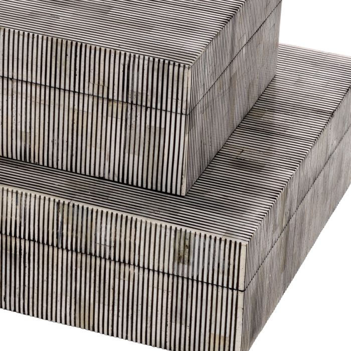 Boîte en marqueterie d'os gris | Eichholtz Lucille L