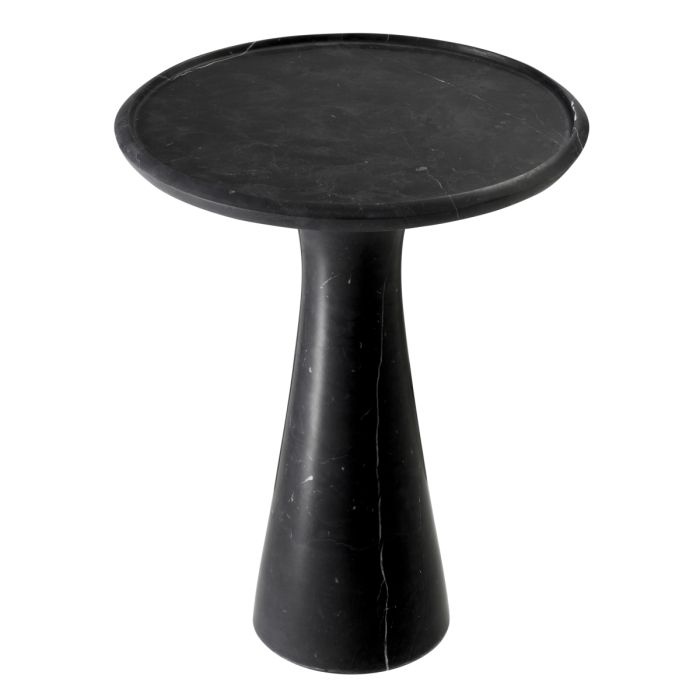 Table d'appoint en marbre noir | Eichholtz Pompano Low