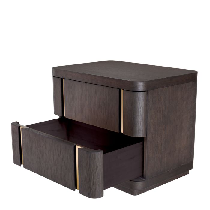 Table de chevet en chêne moka | Eichholtz Modesto