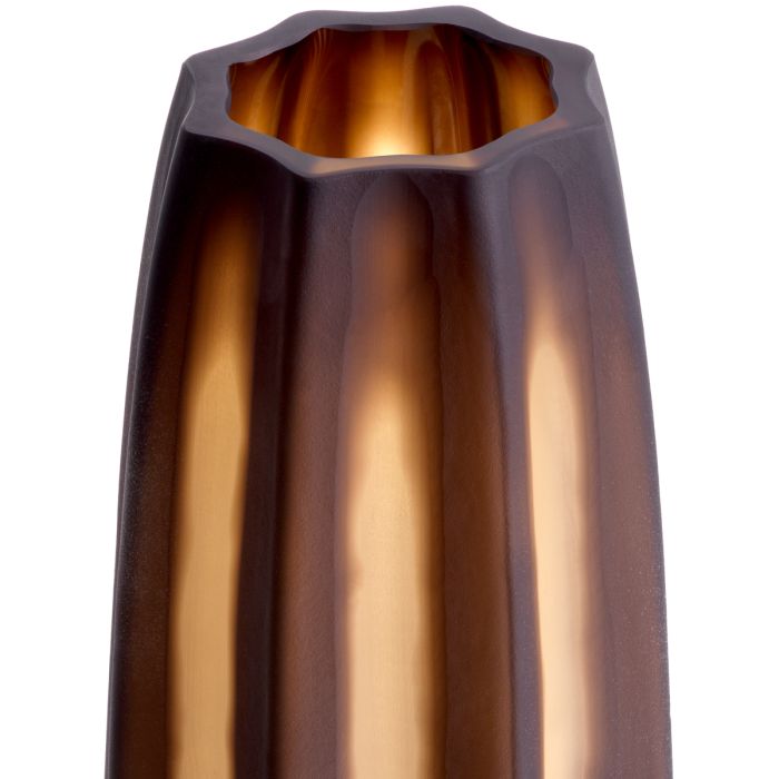 Vase en verre soufflé marron foncé | Eichholtz Tiara L