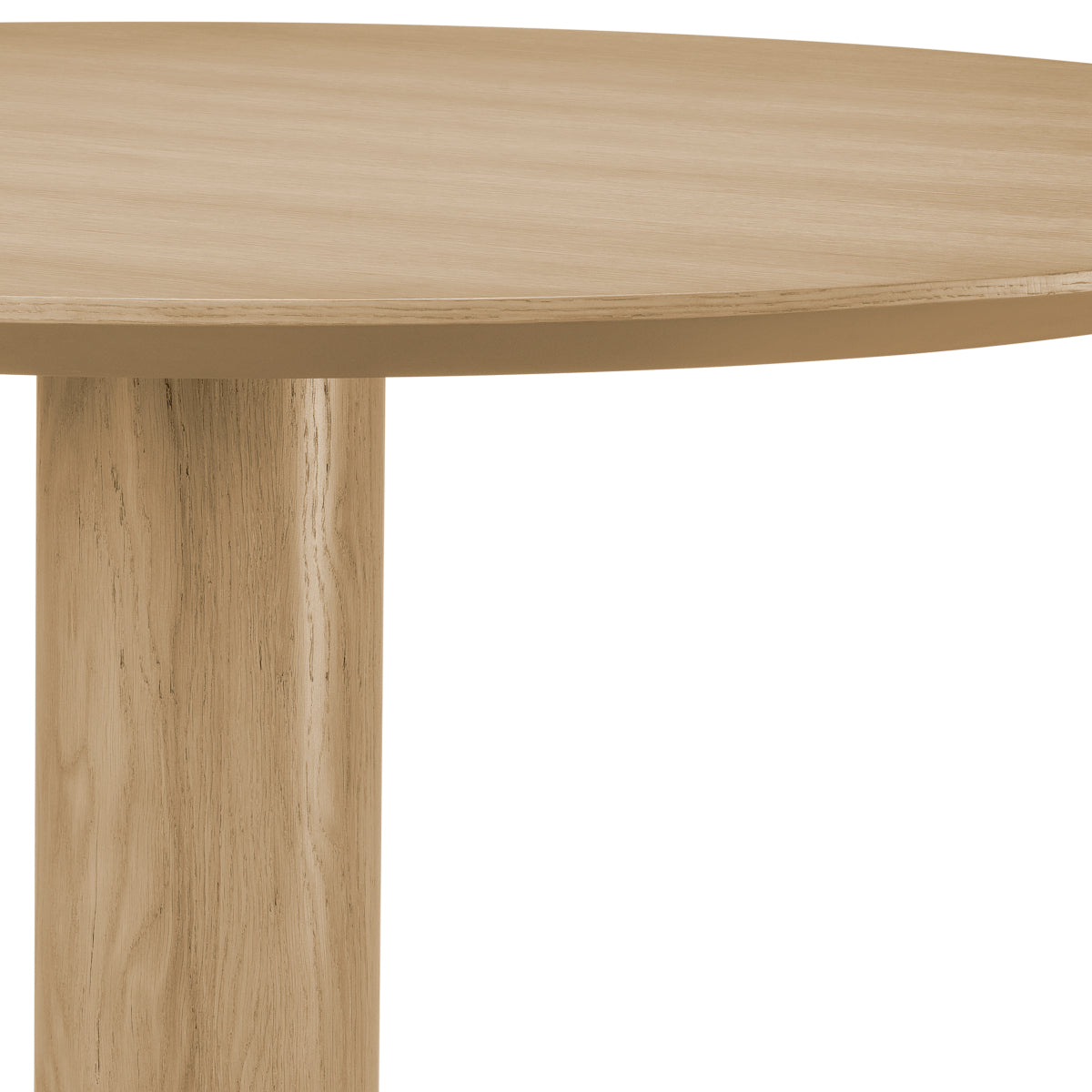 Table de salle à manger en placage chêne naturel et finition bronze | Eichholtz Astro - vue d'ambiance | REMO-HOME