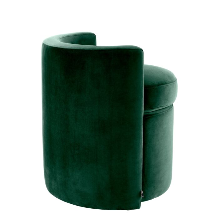 Tabouret en velours vert foncé | Eichholtz Arcadia