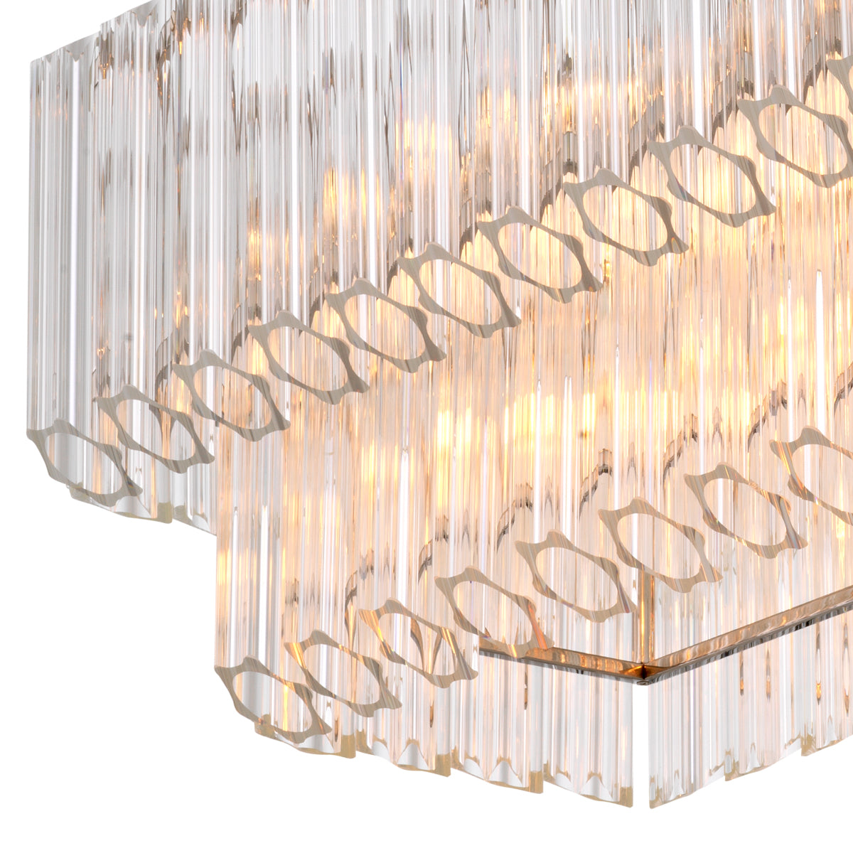 Chandelier en nickel | Eichholtz Vittoria - vue d'ambiance | REMO-HOME