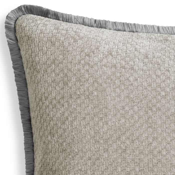 Coussin carré en tissu gris | Eichholtz Paia L