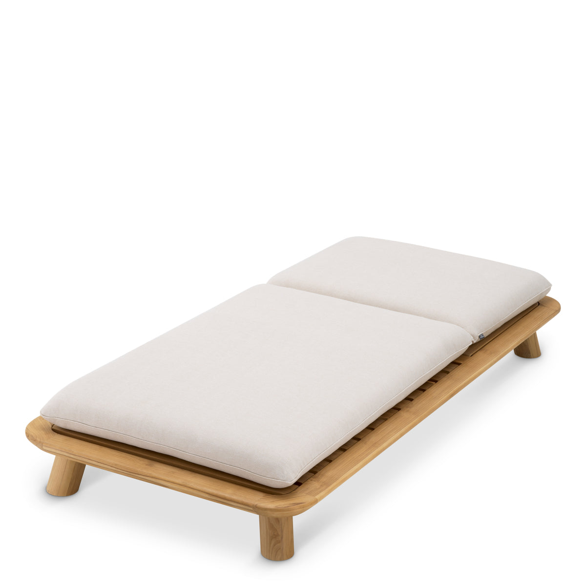 Lit de jour d'extérieur en teck naturel | Eichholtz Weston Single - vue d'ambiance | REMO-HOME
