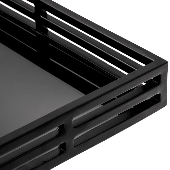 Plateau en verre noir | Eichholtz Giacomo
