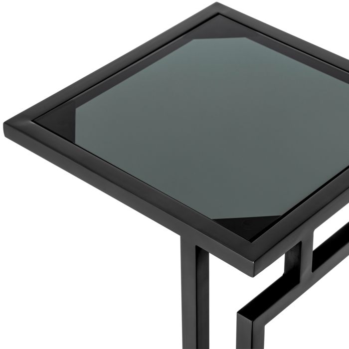 Table d'appoint en bronze et verre fumé | Eichholtz Marcus