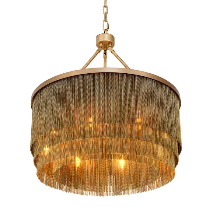 Lustre doré à franges | Eichholtz Tissot S