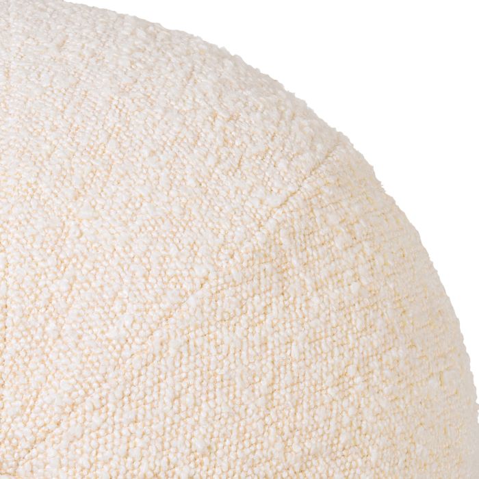 Coussin rond bouclé crème | Eichholtz Palla L