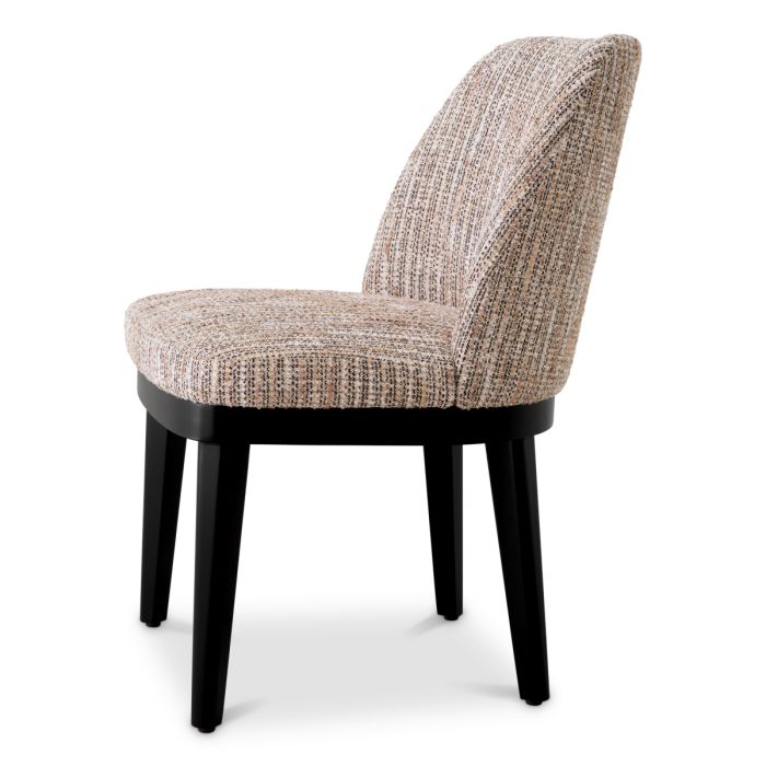 Chaise de salle à manger en tissu beige | Eichholtz Costa