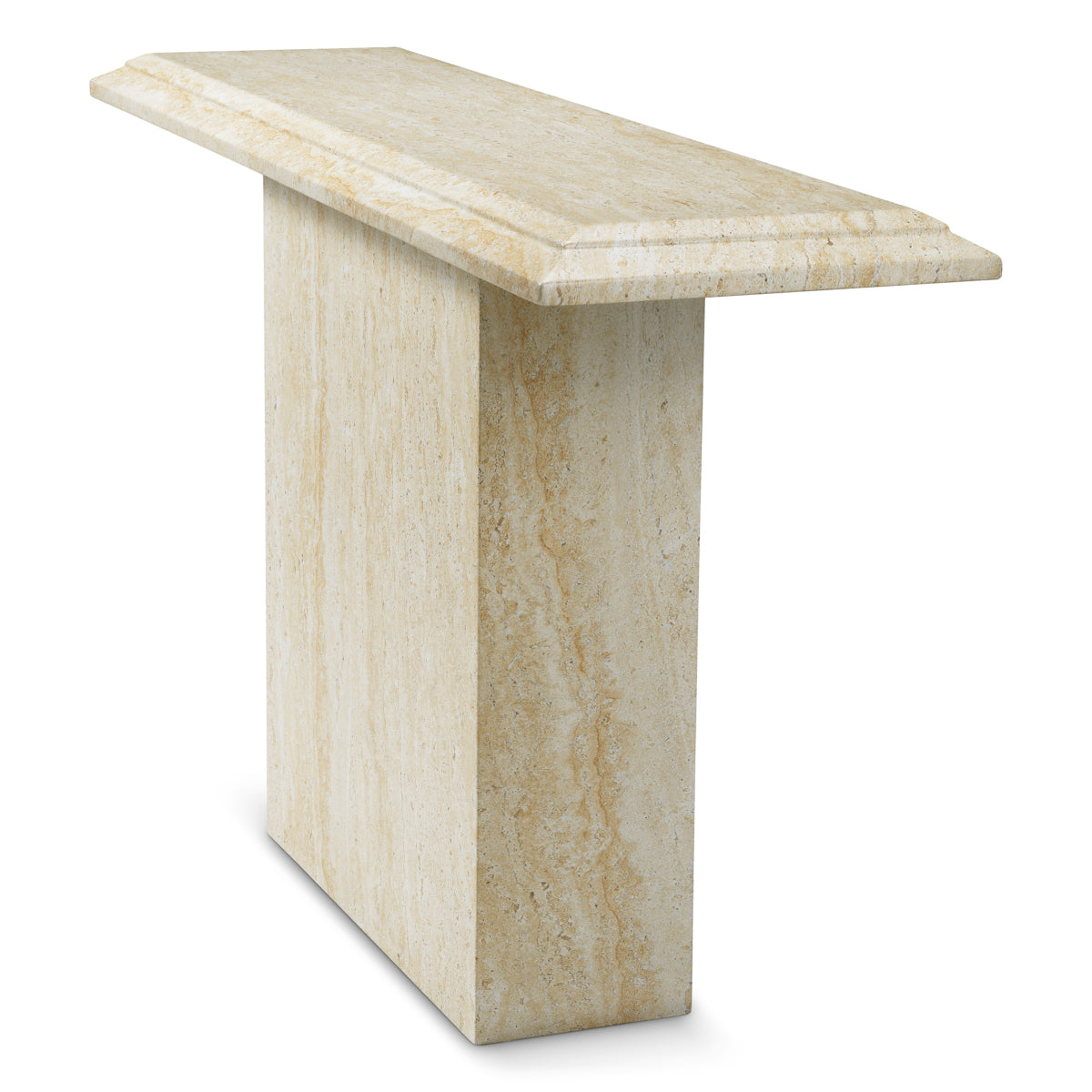 Table console extérieure en faux travertin | Eichholtz Charles - vue d'ambiance | REMO-HOME