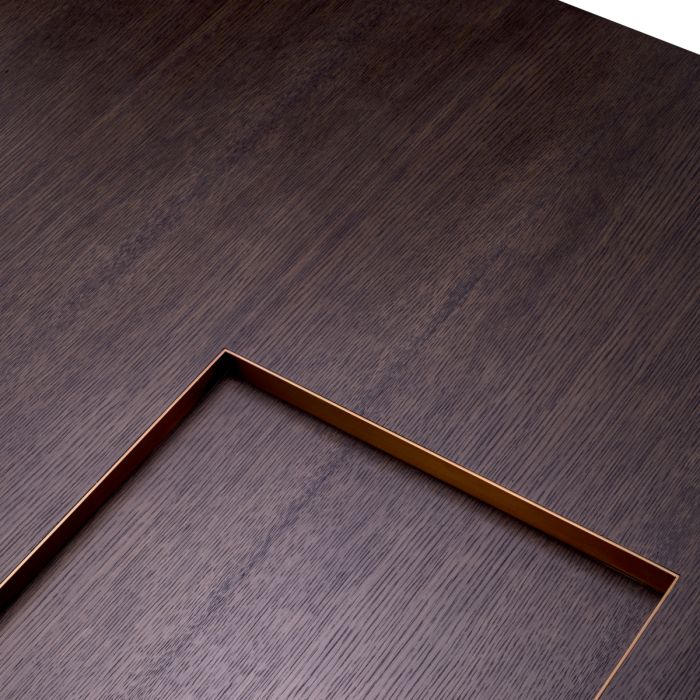 Table basse carrée en chêne mocha | Eichholtz Otus